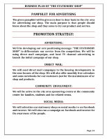 Page 11: Business plan "The stationery shop"
