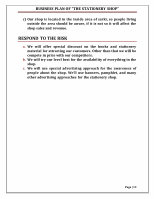Page 13: Business plan "The stationery shop"