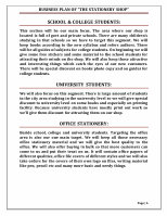 Page 6: Business plan "The stationery shop"